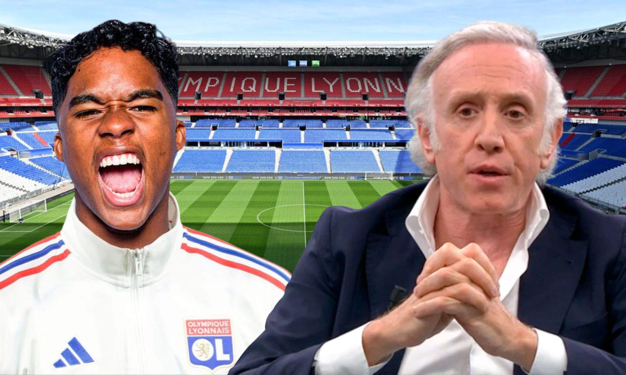 Endrick vestido del Lyon y Eduardo Inda Endrick vestido del Lyon y Eduardo Inda