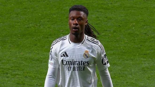 Eduardo Camavinga con el Real Madrid