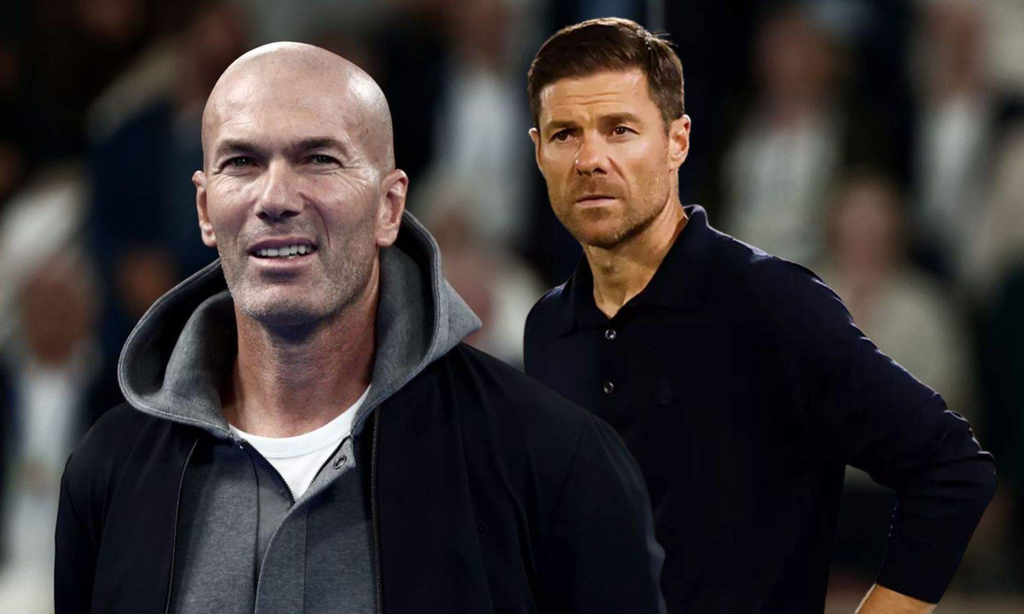Zidane y Xabi Alonso