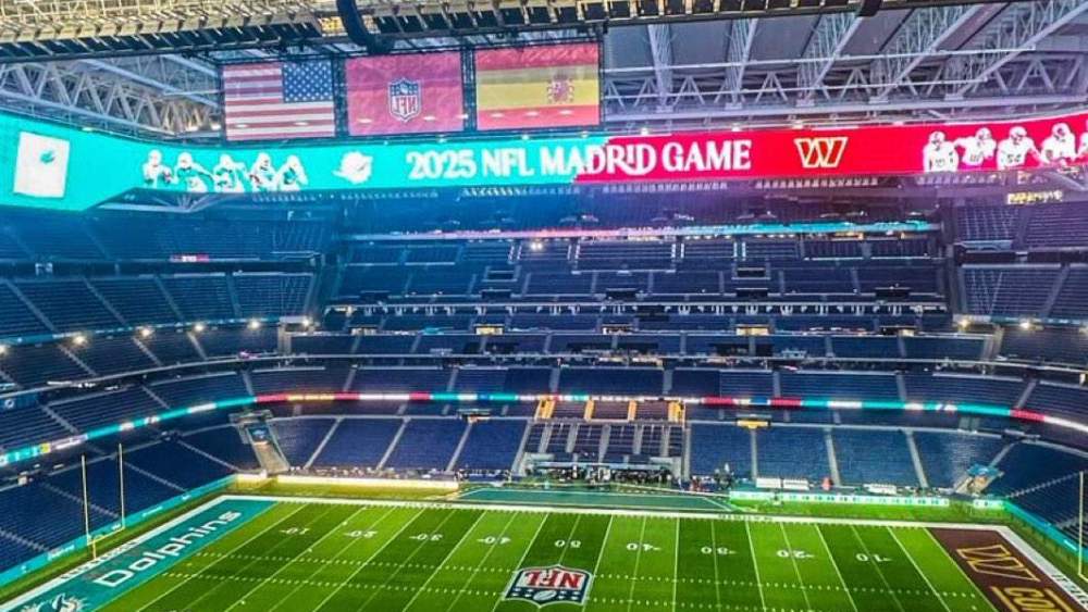 El Bernabéu preparado para la NFL El Bernabéu preparado para la NFL