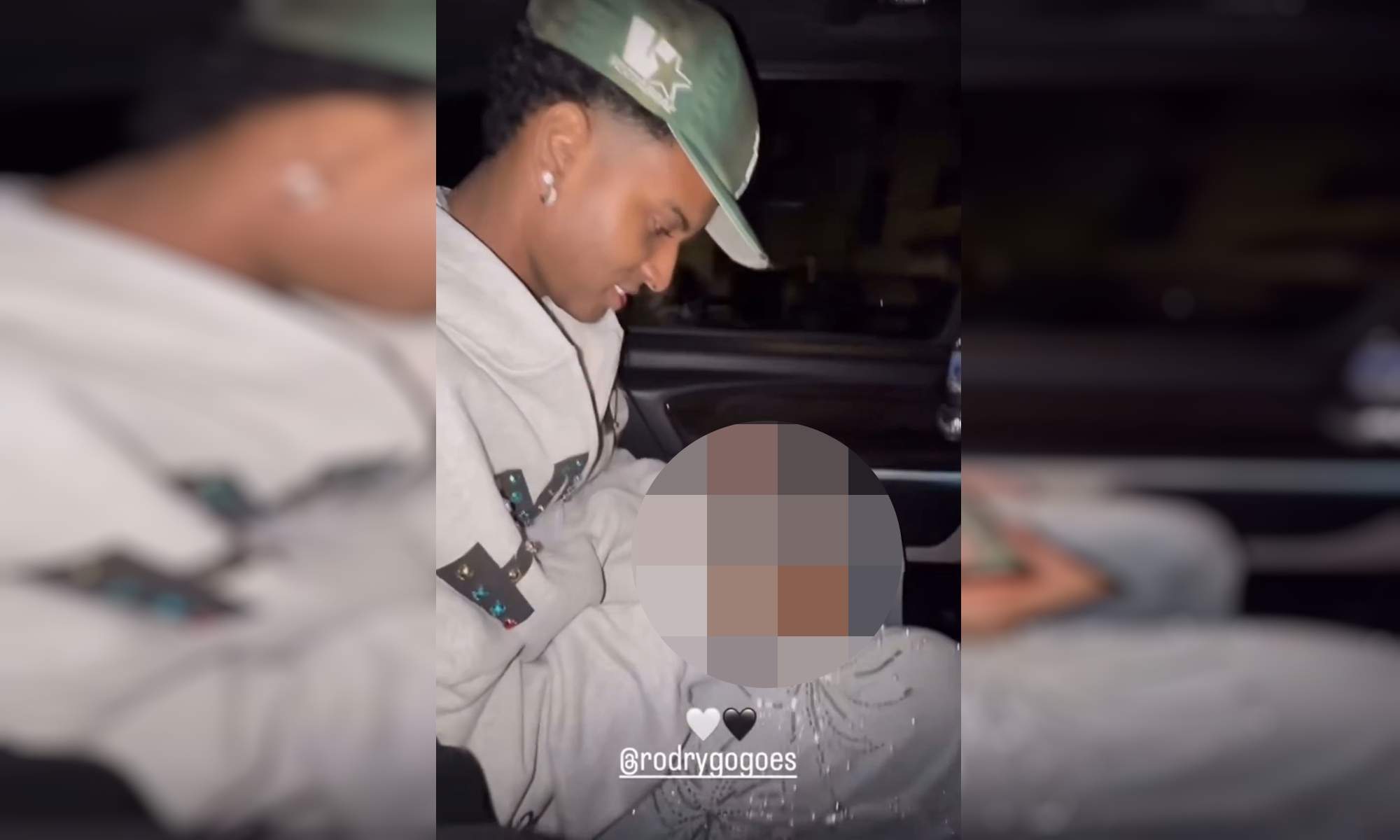 Rodrygo viendo un partido de fútbol