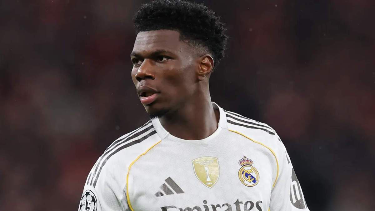 Aurélien Tchouaméni disputando un partido con el Real Madrid. Aurélien Tchouaméni disputando un partido con el Real Madrid.