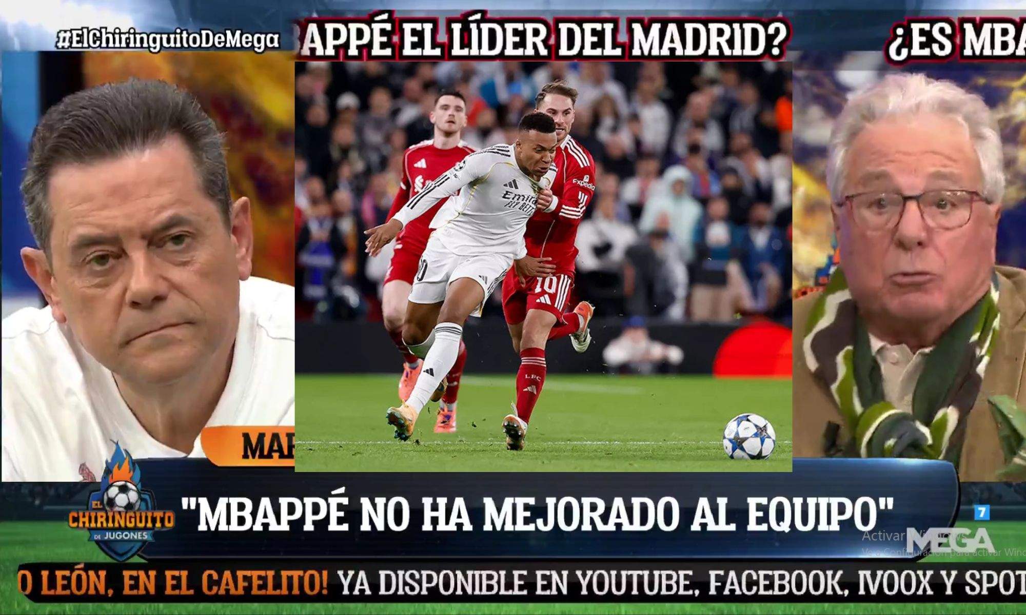 Roncero y D'Alessandro con Mbappé