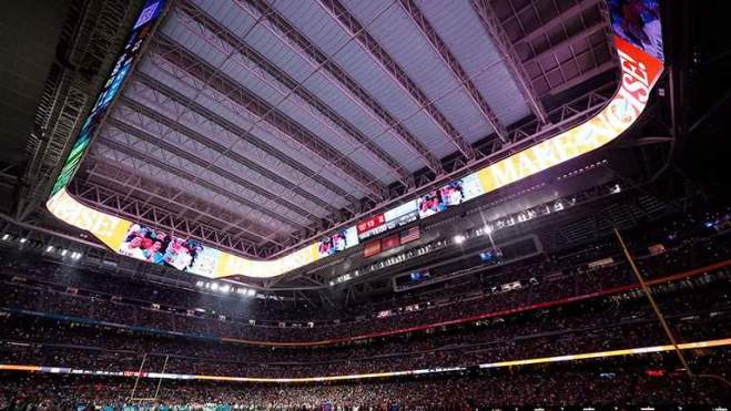 El Bernabéu durante el partido de NFL