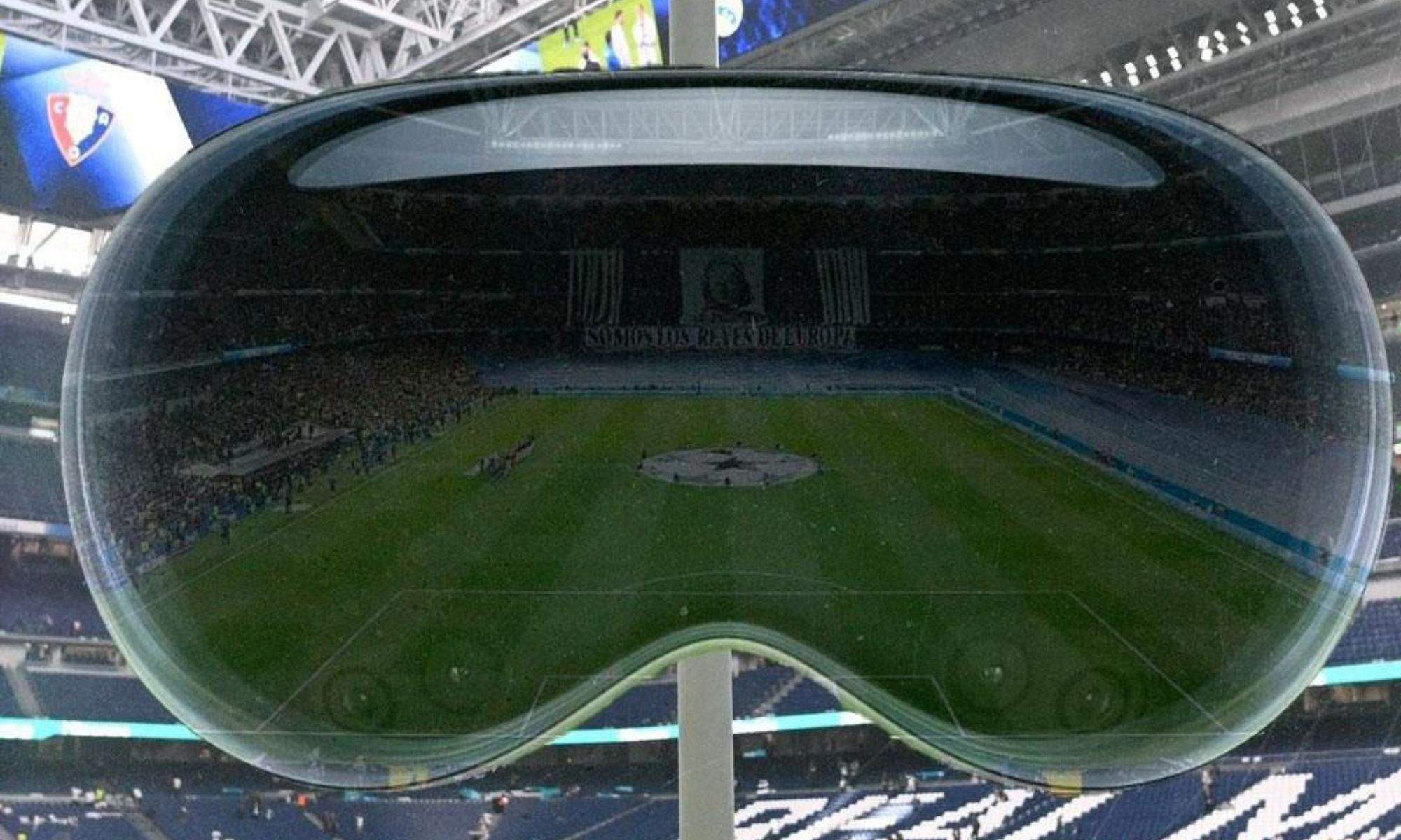 El Bernabéu visto bajo unas gafas de 3D