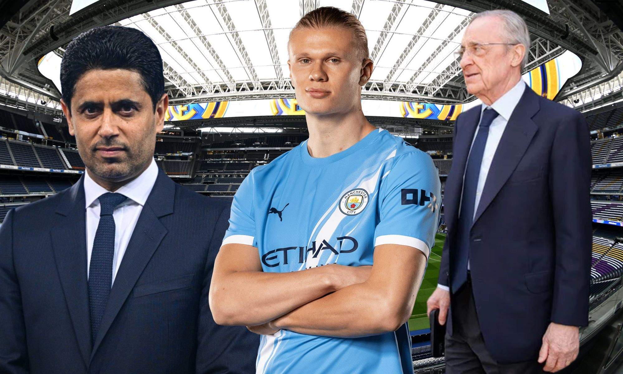 Al-Khelaifi y Florentino pugnan por el fichaje de Haaland