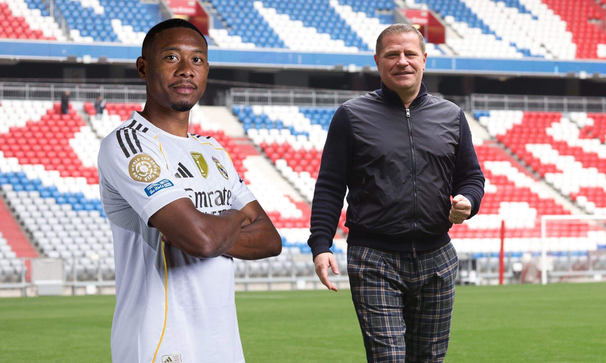 Alaba y Christoph Freund