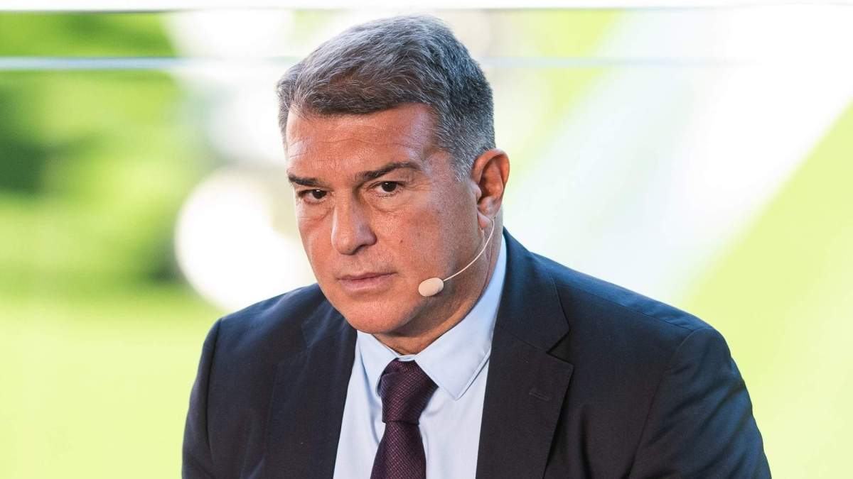 Joan Laporta en un acto como presidente del Barcelona.