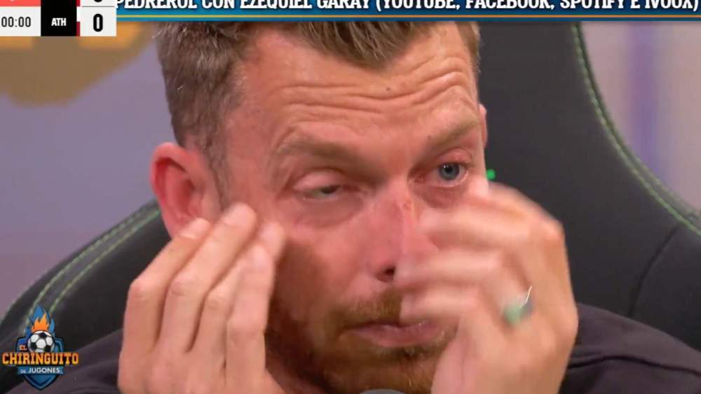 Jota Jordi llorando por el Camp Nou