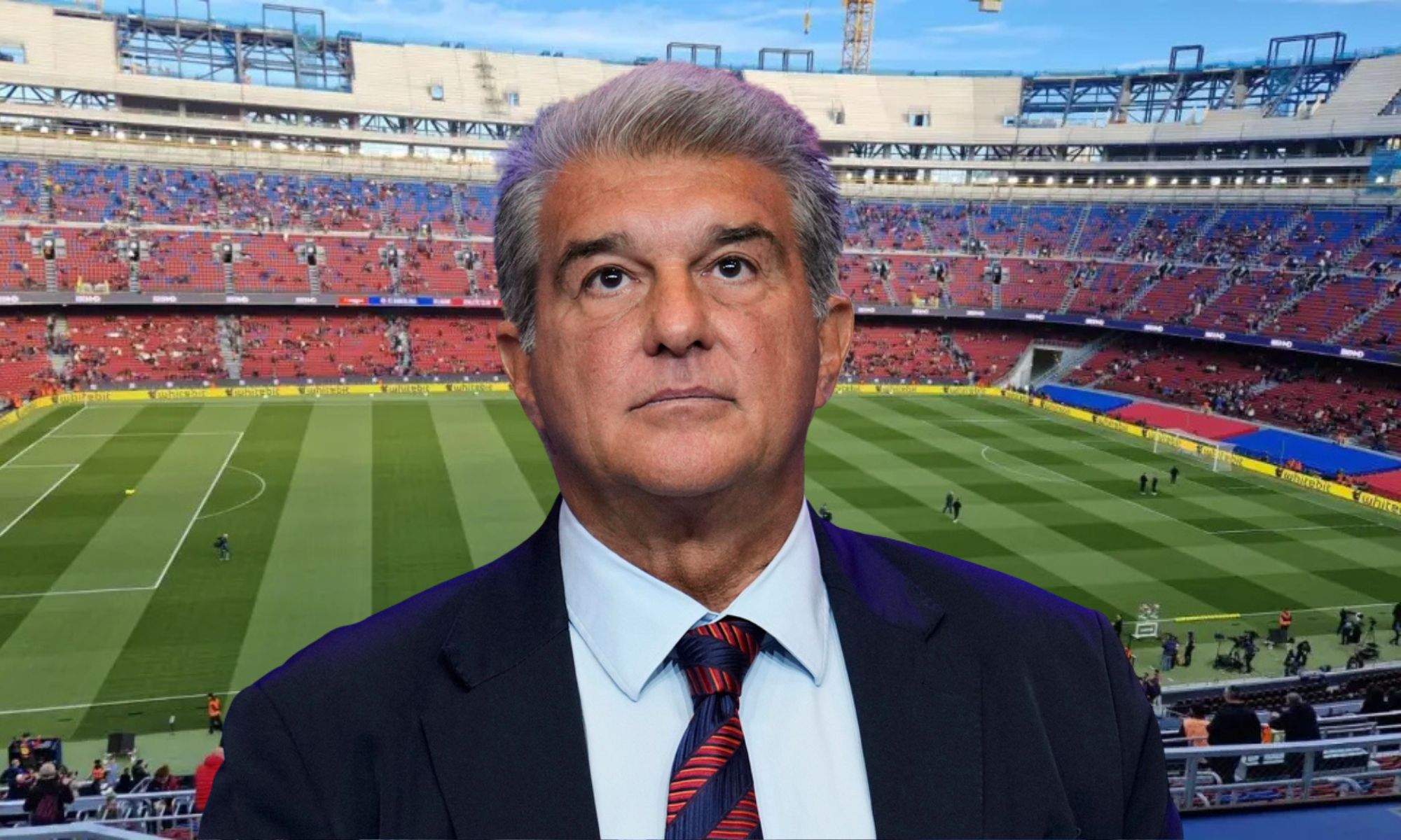 Laporta y el Spotify Camp Nou