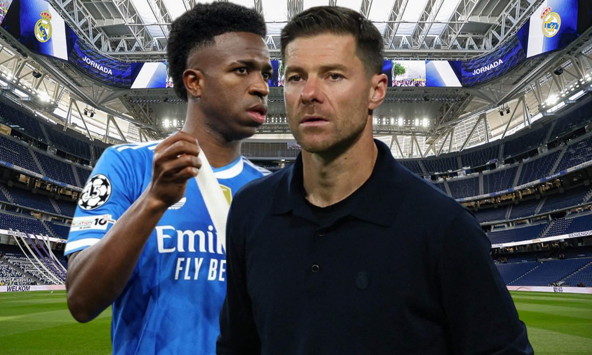 Xabi Alonso juega un papel clave para que Vinicius renueve