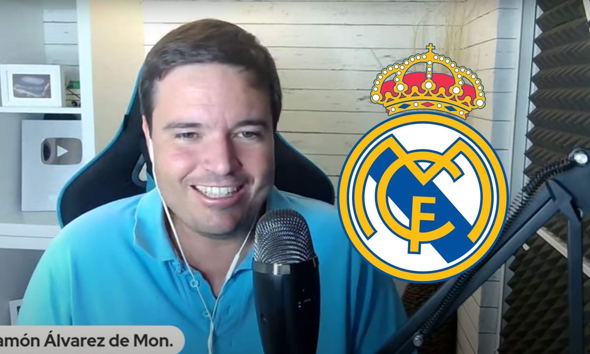 Ramón de Mon y escudo del Real Madrid
