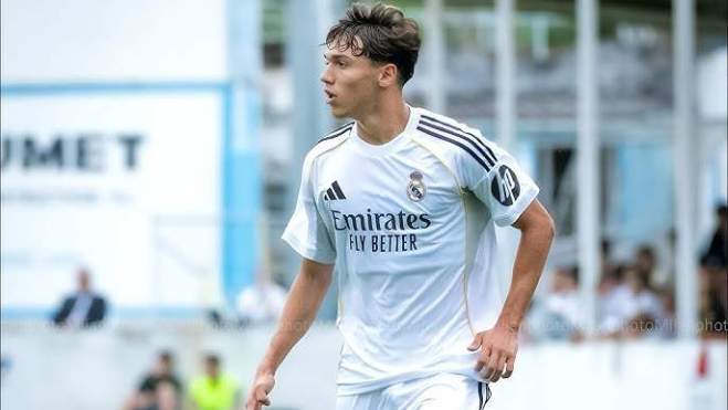 Thiago Pitarch con el Real Madrid Thiago Pitarch con el Real Madrid