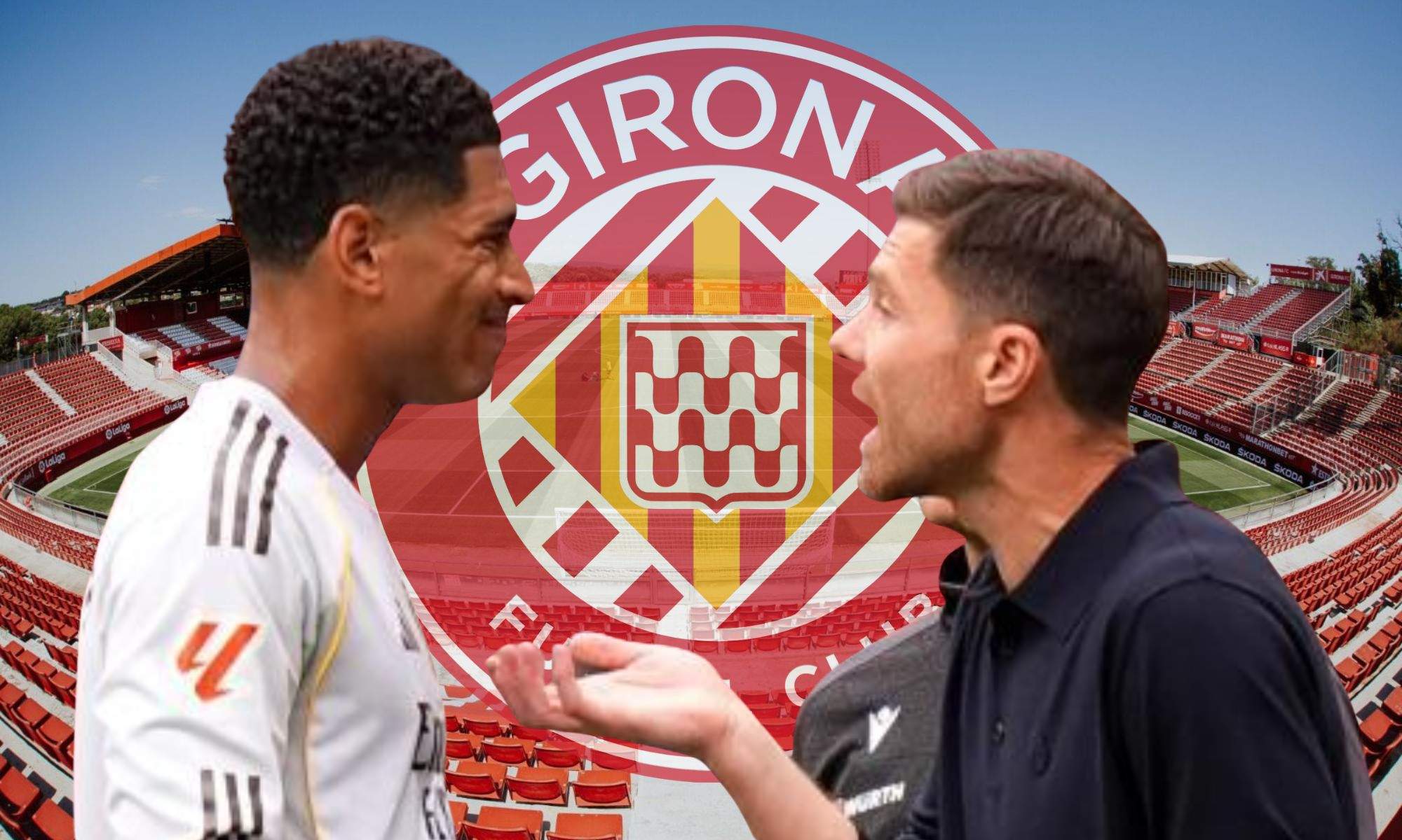 Bellingham y Xabi Alonso sobre Montilivi y el escudo del Girona