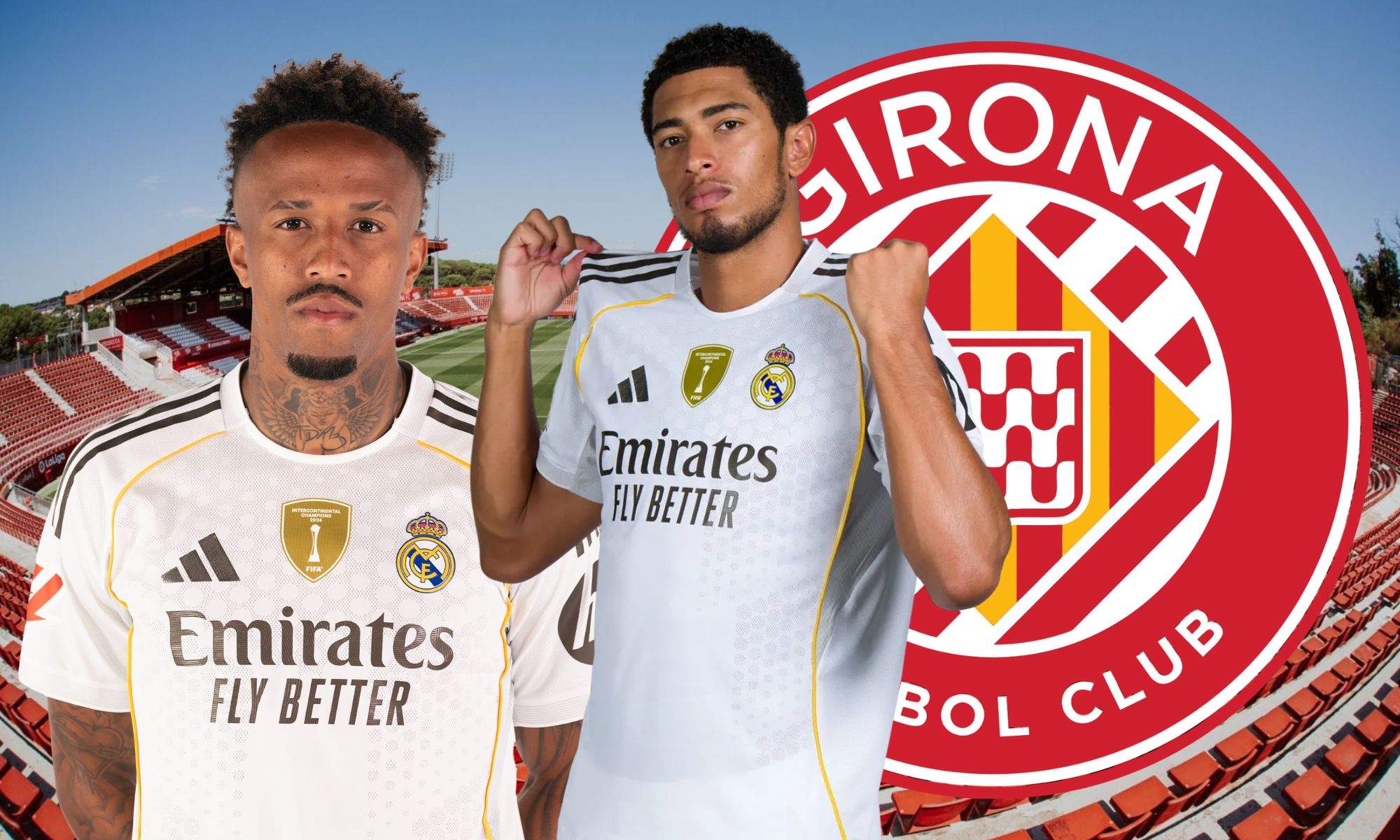 Militao y Bellingham sobre el Girona