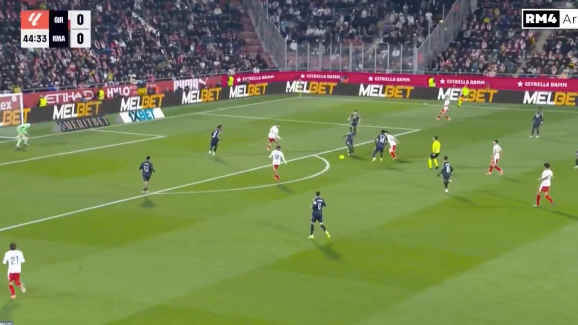 El gol del Girona retrata a la zaga del Real Madrid: la imagen es demoledora