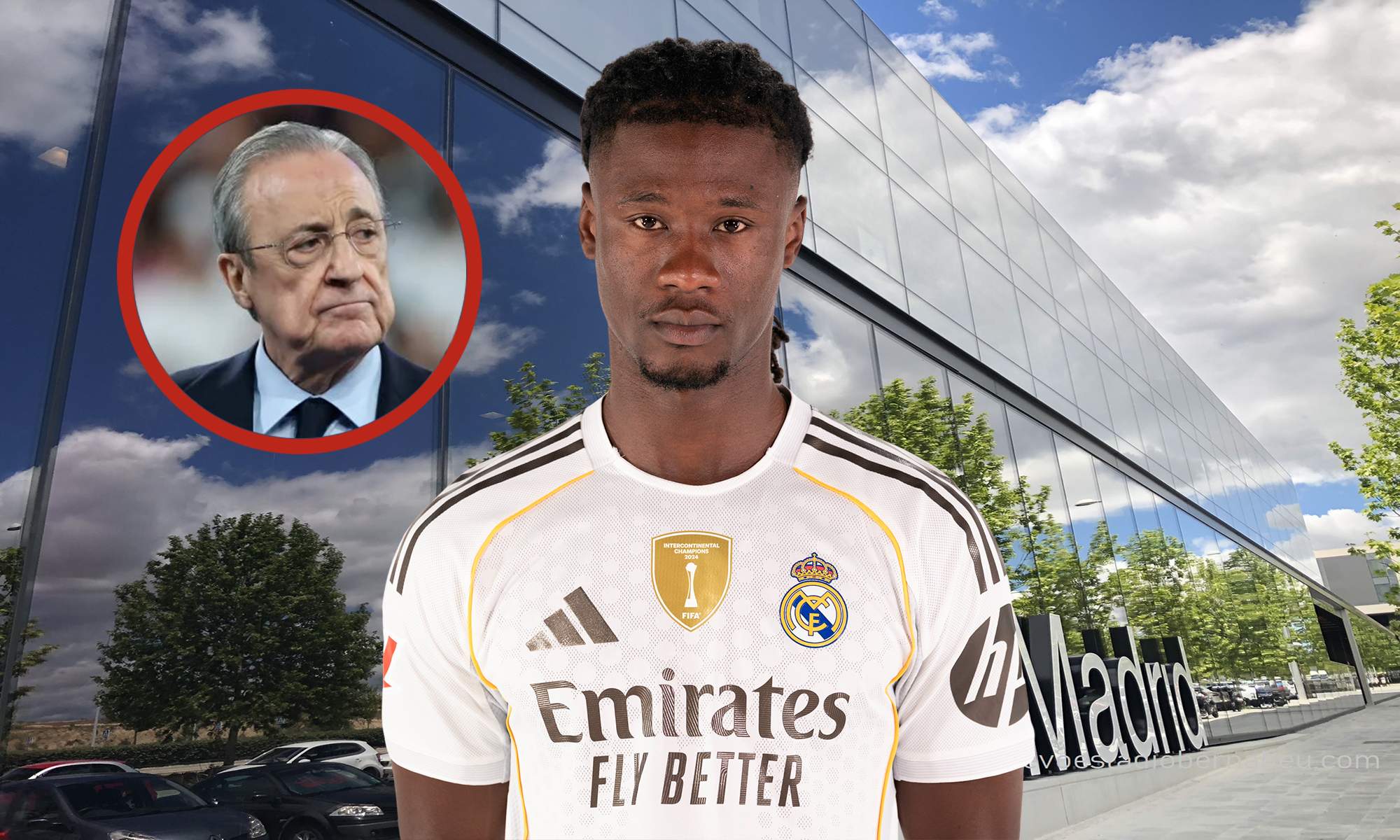 Camavinga, Florentino y oficinas del Real Madrid