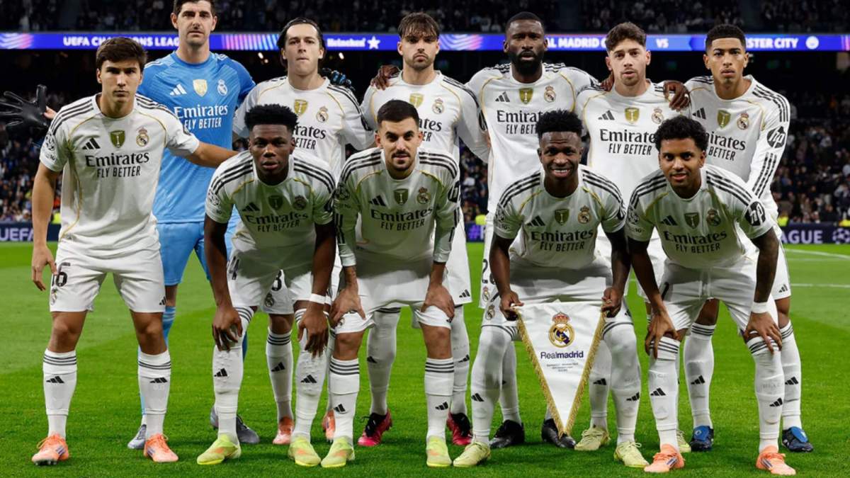 Once del Real Madrid contra el Manchester City