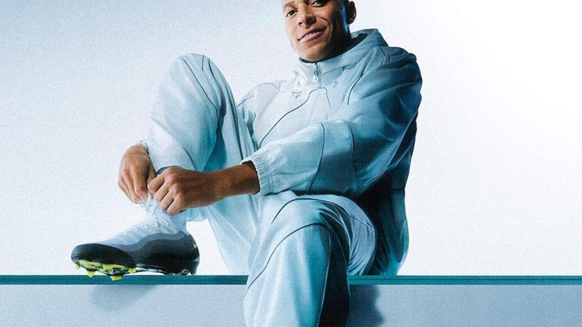 Kylian Mbappé luciendo Nike