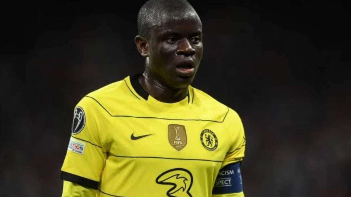 Kanté en su época en el Chelsea