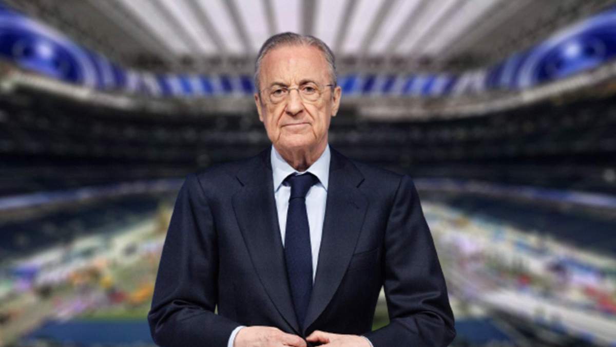 Florentino Pérez y el Santiago Bernabéu preparado para el evento de Navidad. Florentino Pérez y el Santiago Bernabéu preparado para el evento de Navidad.