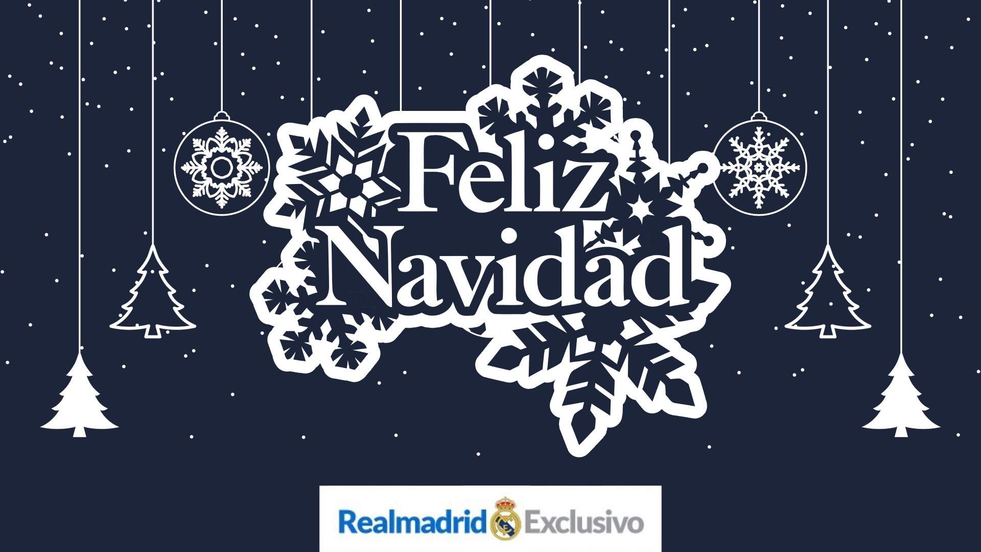Real Madrid Exclusivo desea a todo el madrdismo una Feliz y Blanca Navidad
