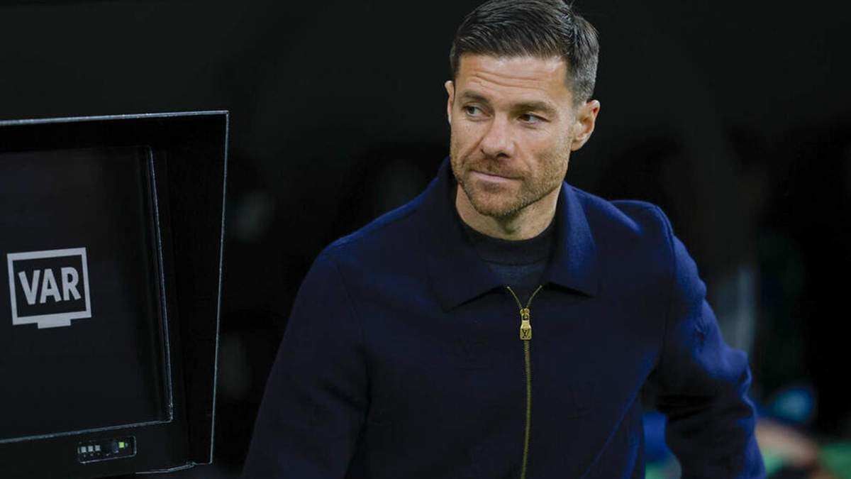 Xabi Alonso en un partido del Real Madrid.