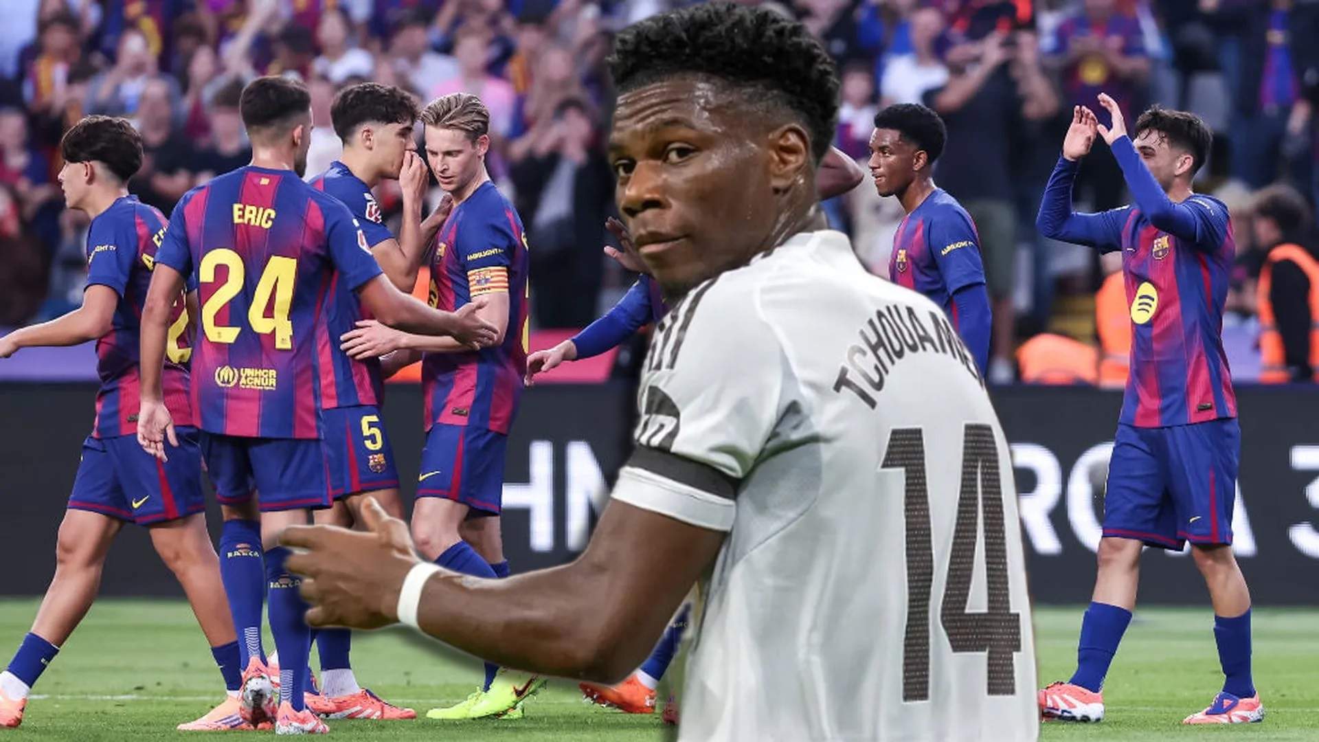 Tchouaméni revoluciona las redes: de vacaciones con un crack del Barça