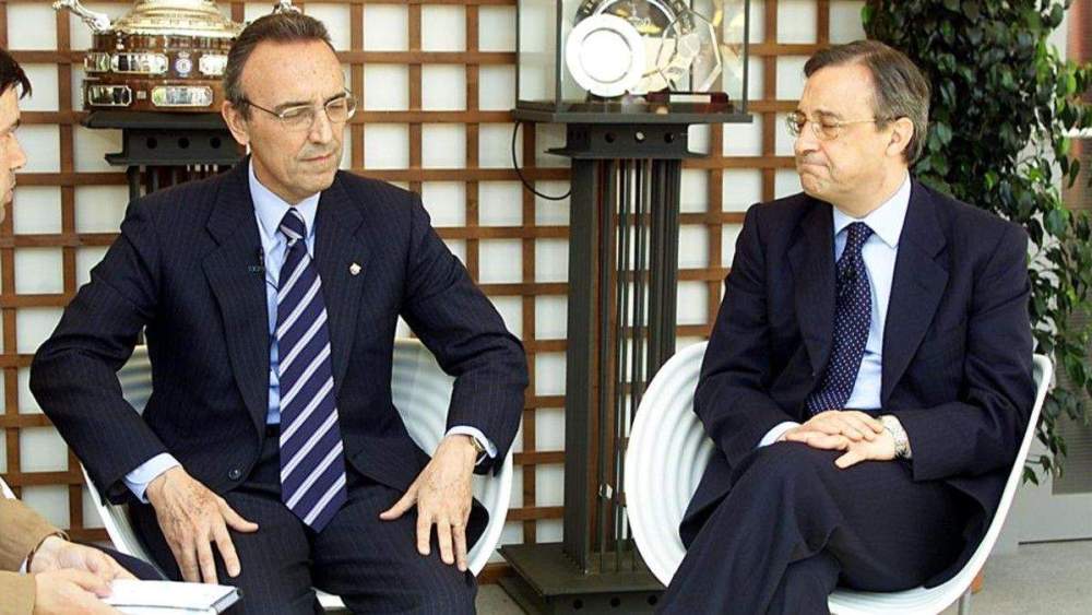 Joan Gaspart y Florentino Pérez