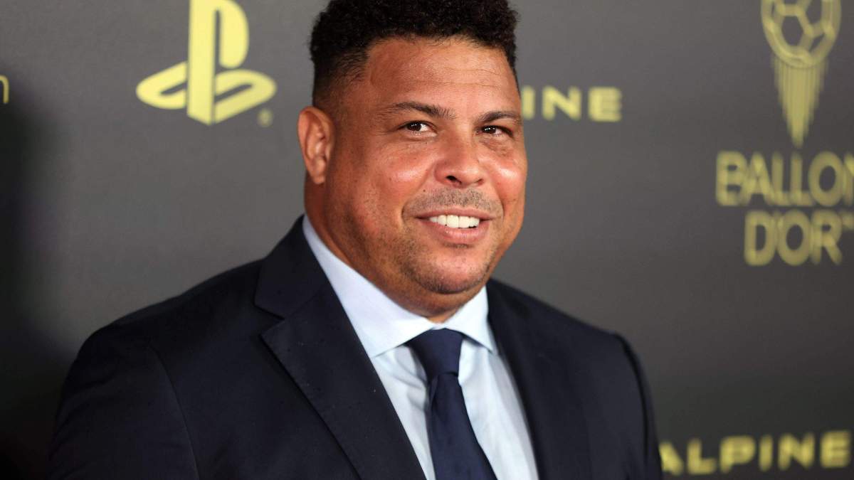 Ronaldo Nazario en una gala del Balón de oro