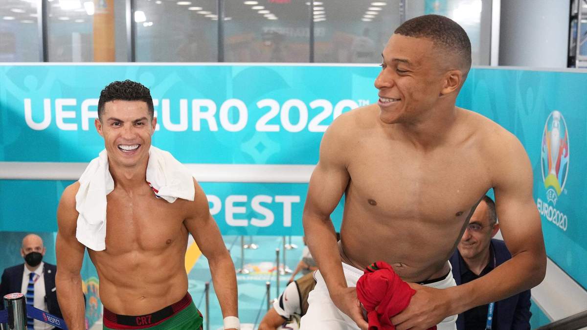Cristiano Ronaldo y Kylian Mbappé