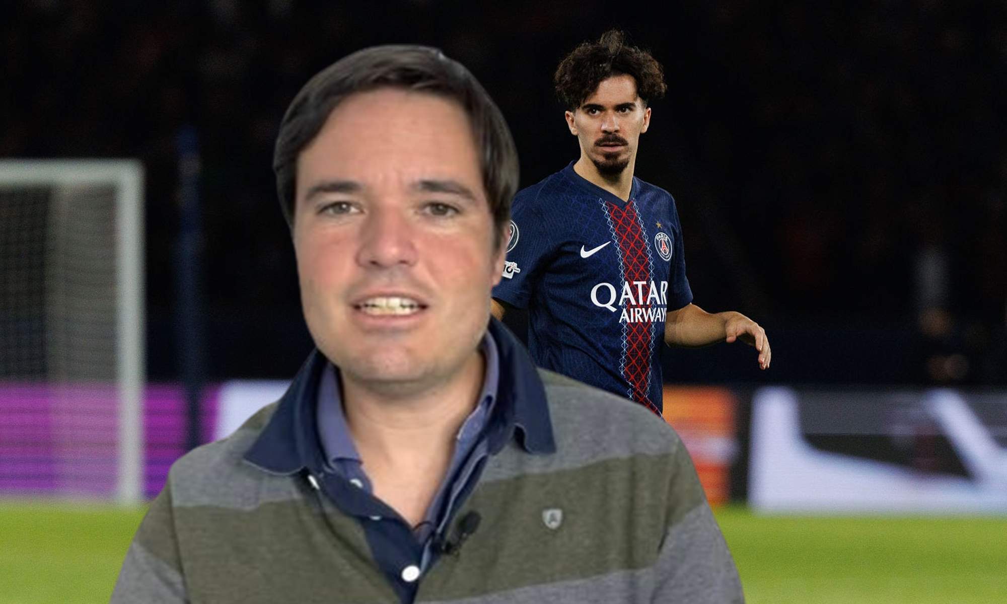 Ramón Álvarez de Mon y una foto de Vitinha.