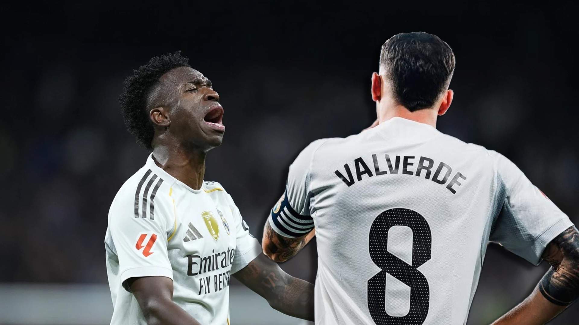 Valverde ejerce de capitán, ojo a su reacción con Vinicius tras la pitada del Bernabéu