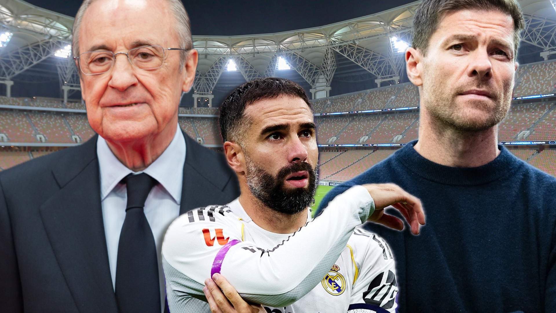 Xabi Alonso y Florentino, pendientes de Carvajal en la Supercopa: puede hacer historia