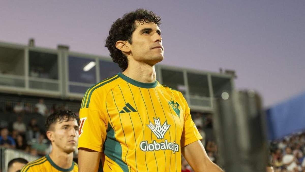 Jesús Vallejo antes de disputar un partido con el Albacete.