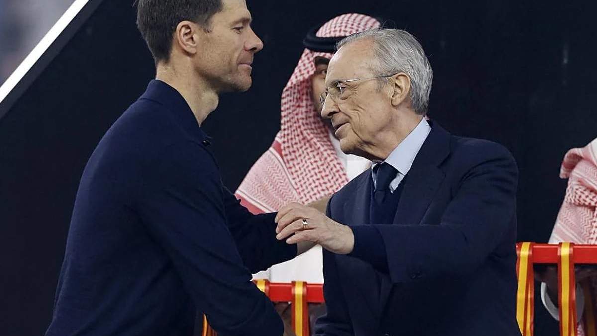 Xabi Alonso y Florentino Pérez Xabi Alonso y Florentino Pérez