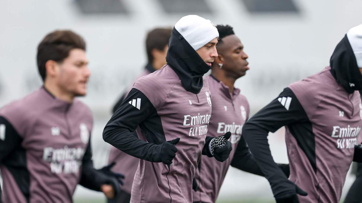 Entrenamiento del Real Madrid