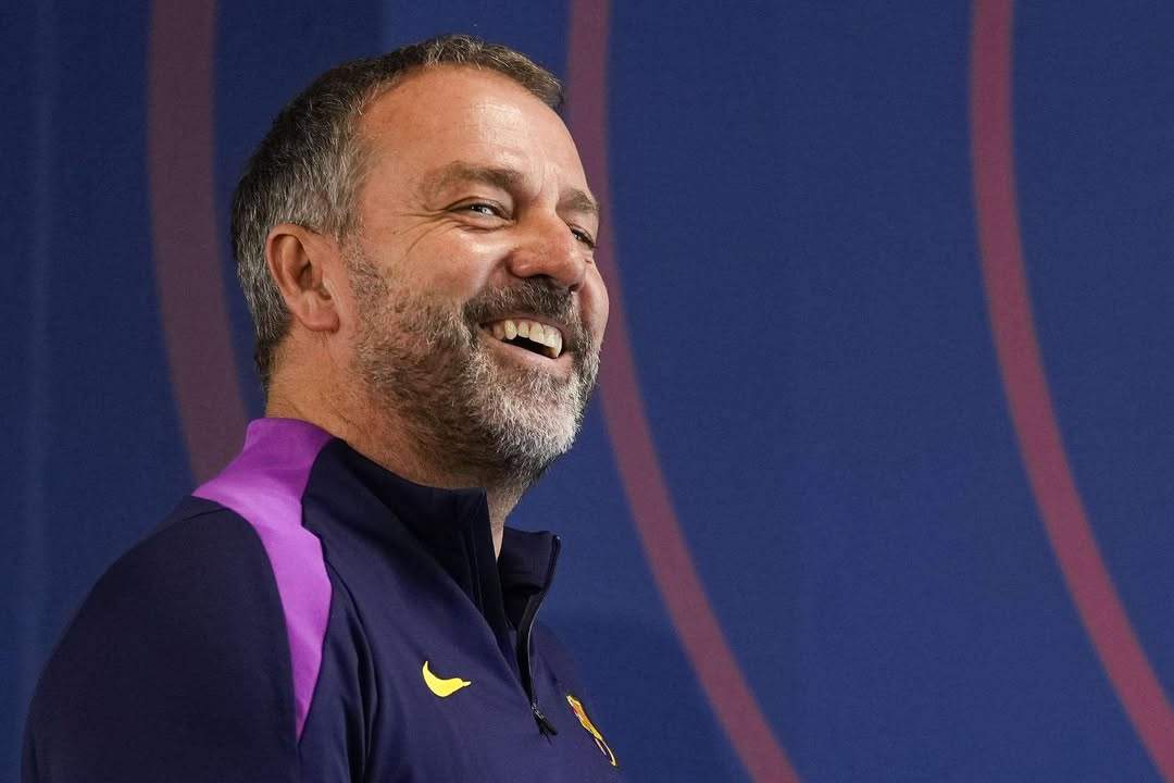 Flick, entrenador del Barça, se ríe del Real Madrid tras vencer al Racing en la Copa