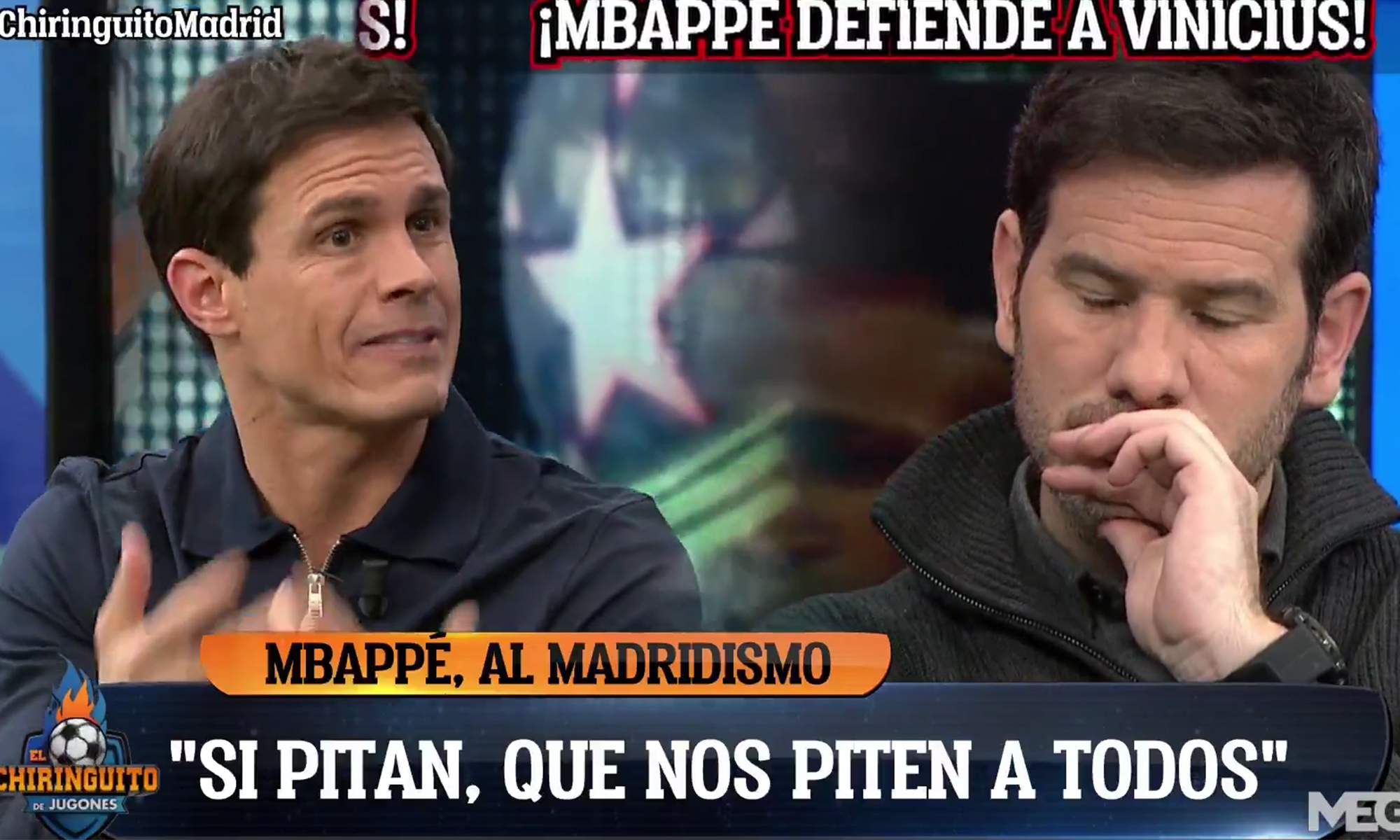 Edu Aguirre opinando sobre los pitos en el Santiago Bernabéu.