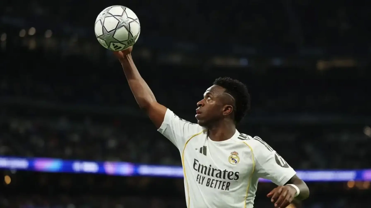 Vinicius en Champions frente al Mónaco