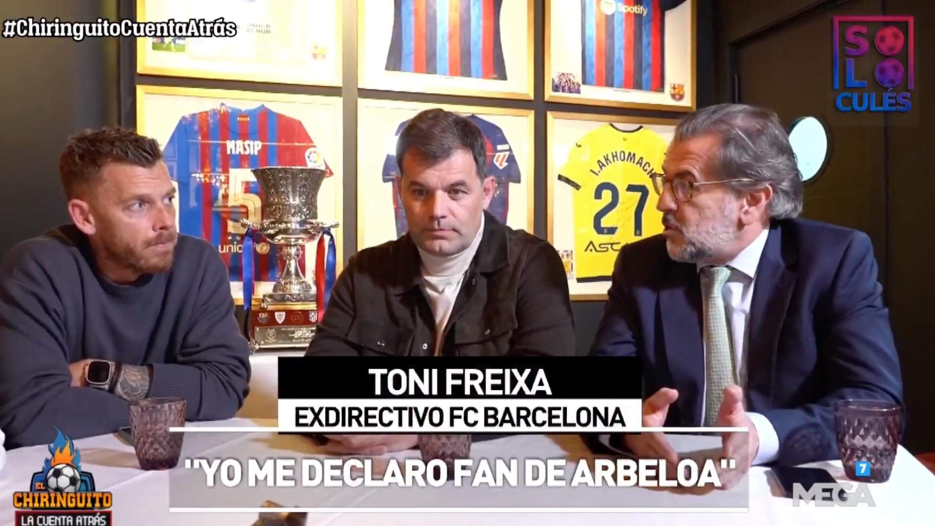 Toni Freixa (57), ex directivo del Barcelona: “Me sabe mal que hayan echado al Real Madrid de la Copa”