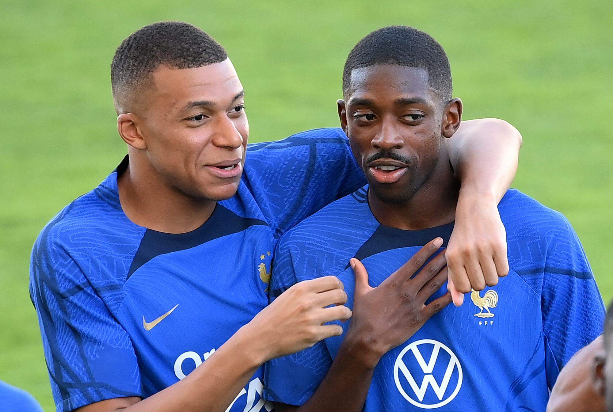 Mbappé y Dembélé