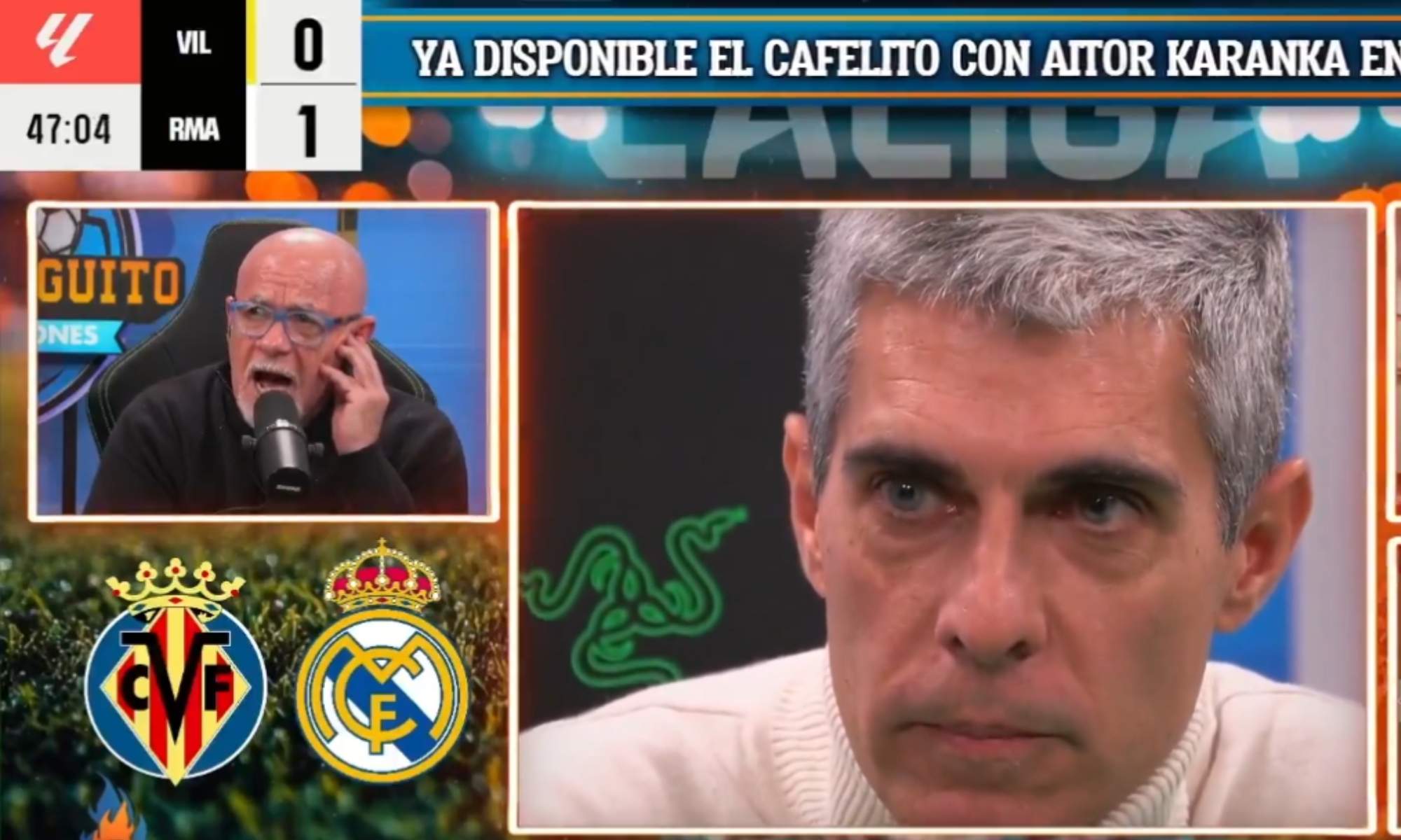 Jose Luis Sanchez en el gol de Mbappé