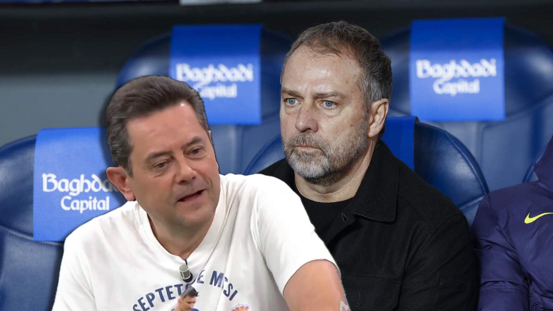 Tomás Roncero (60) suelta un ‘zasca’ histórico a Hansi Flick tras ganar al Villarreal: “Look up”