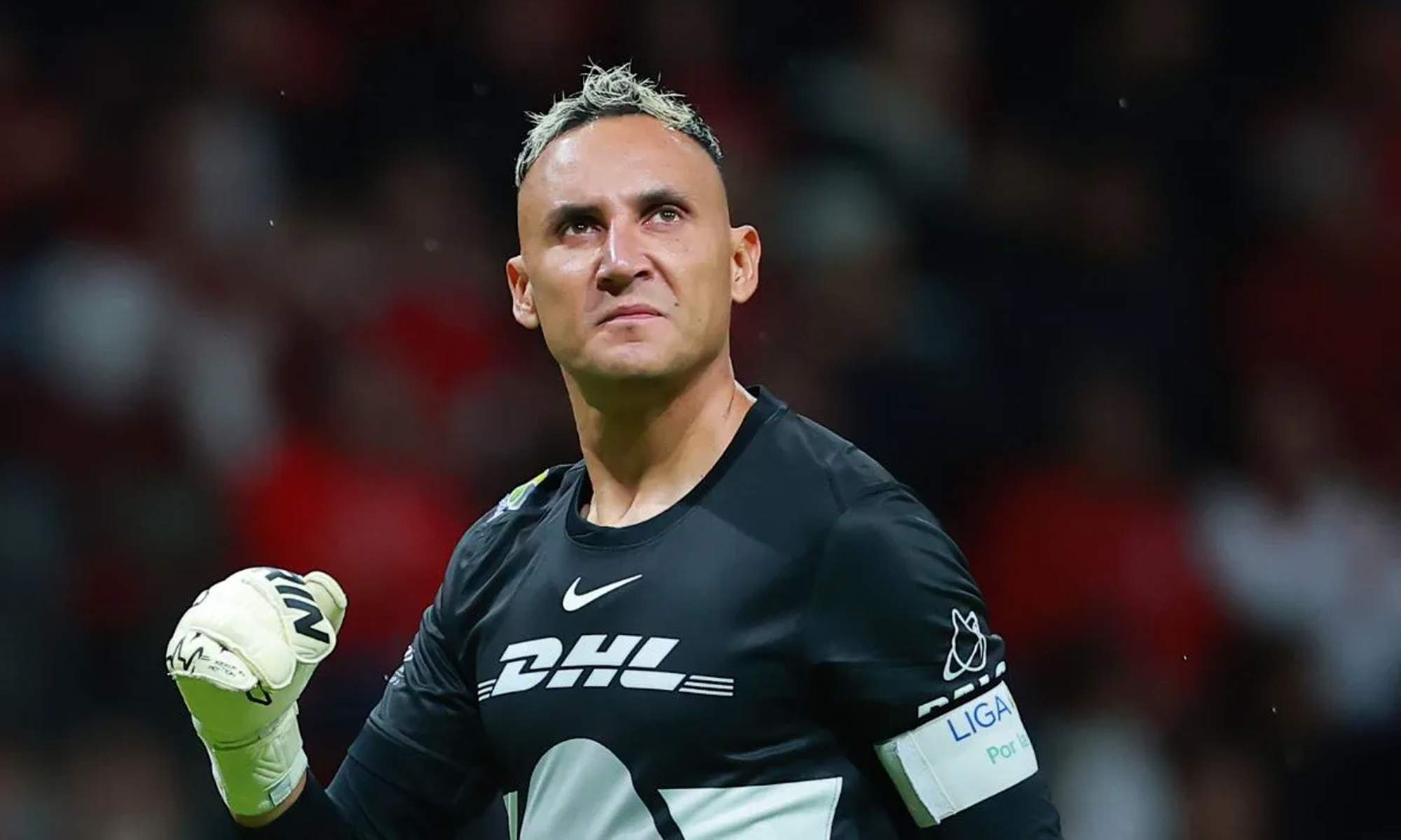 Keylor Navas jugando un partido con el Pumas.