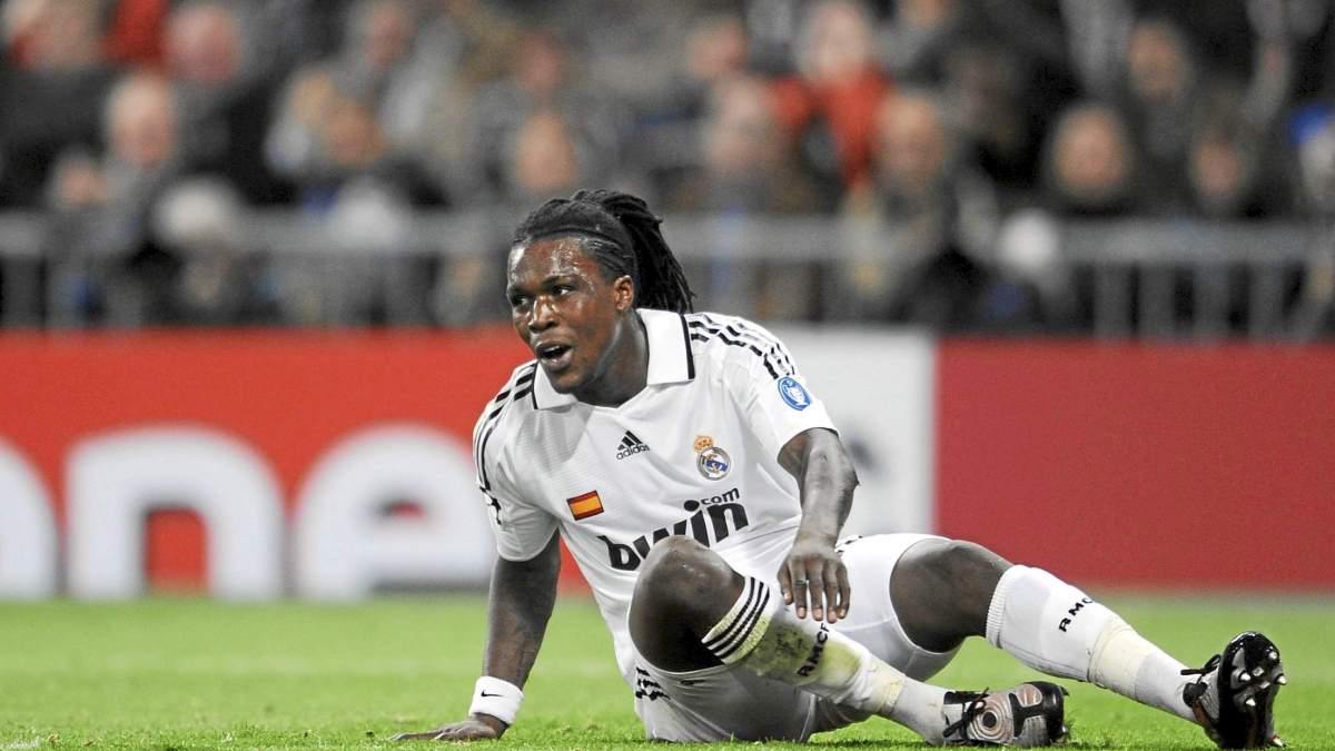 Drenthe durante un partido del Real Madrid Drenthe durante un partido del Real Madrid