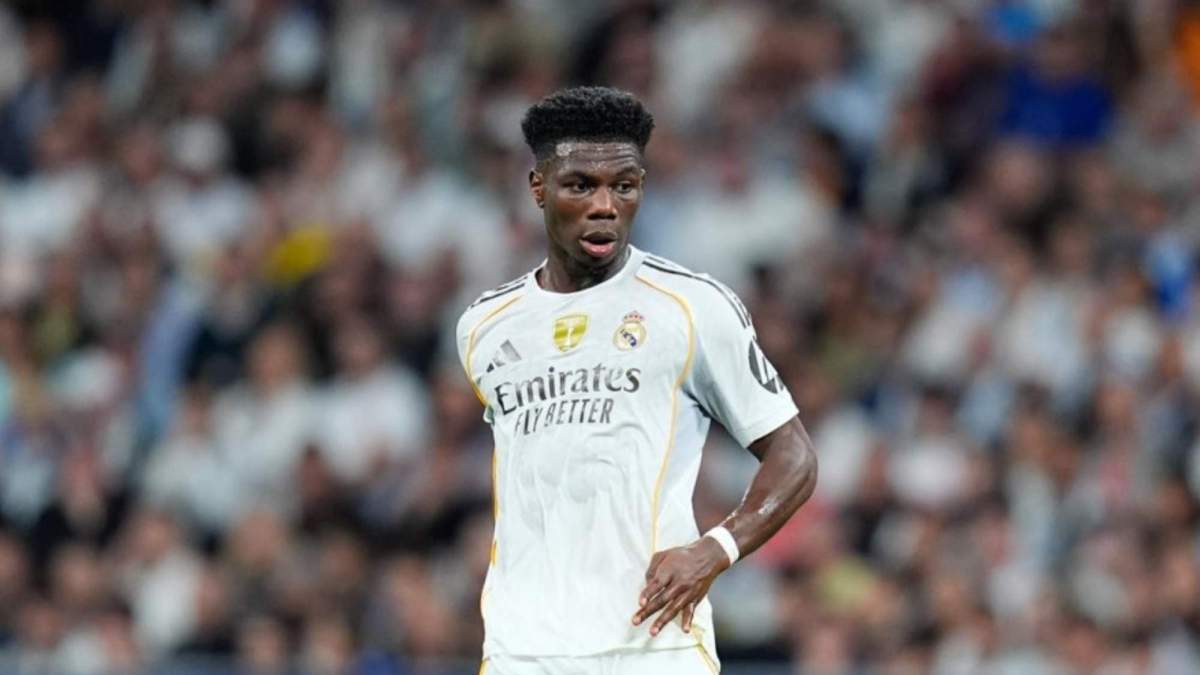 Tchouaméni durante un partido de esta temporada (1) Tchouaméni durante un partido de esta temporada (1)