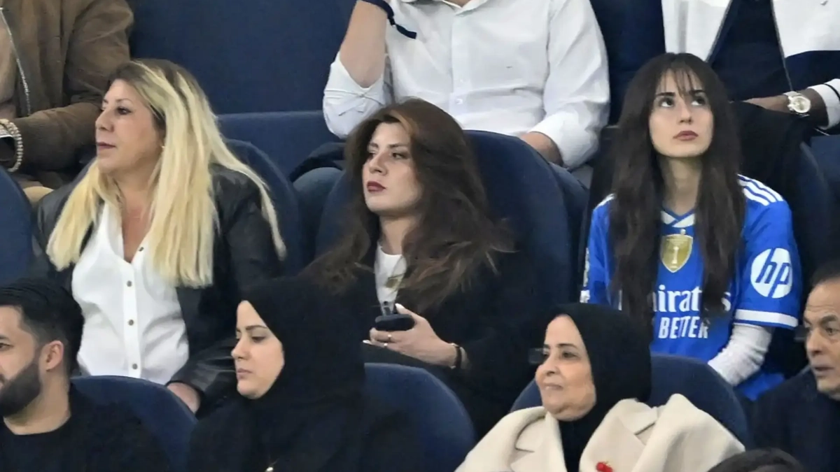 Duru Nayman en el Bernabéu apoyando a Güler