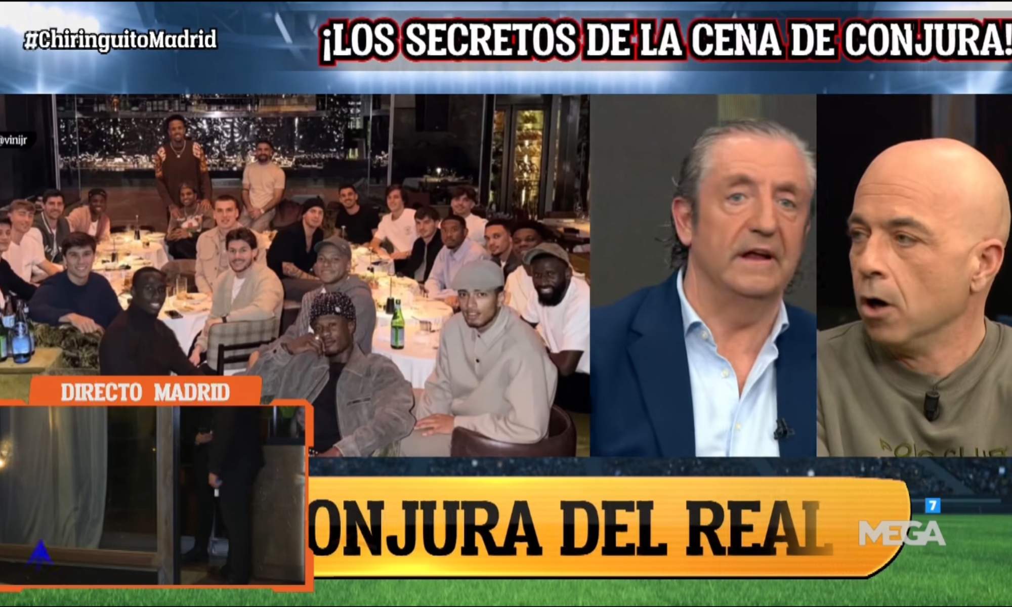 Fran Garrido, Pedrerol y la cena de Conjura del Real Madrid